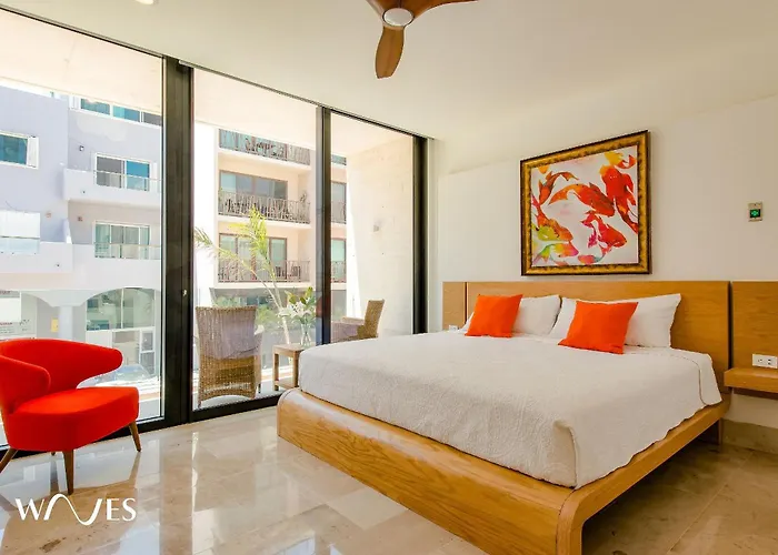 2 Hab | A Pasos De La Playa | Piscina Climatizada Hébergement de vacances Playa del Carmen